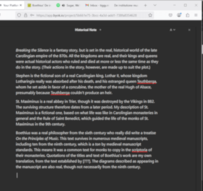 The Art of the Historical&nbsp;Note